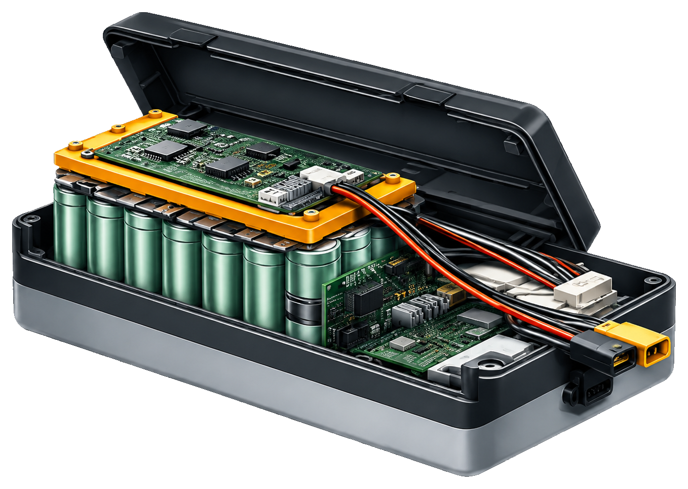 Individueller Akkupack mit Zellen und Elektronik im Akkukonfigurator