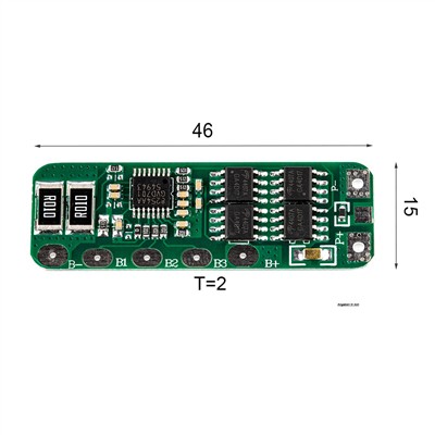 4S PCB Keeppower WYY-EBD02-AB Schutzelektronik